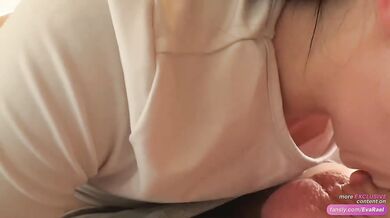 My stepsister woke me up so I punished her harshly with her big ass and doggy style