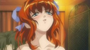 Last Train to Gropesville 2 - Tied up hentai girl uses giant strapon to fuck sister