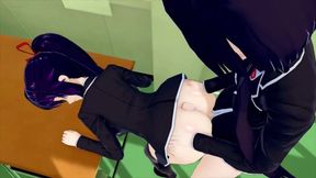 Date A Live Kurumi X Tohka (3d Hentai)