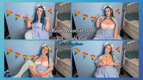 Mean NekoGirl SPH JOI - Solo Girl