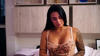 Sexy latina playing dirty