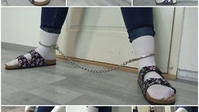 Cute slippers (Close up)