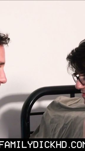 uncle Has Threesome With Nerdy And Jock nephews   Clip 1