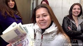 Dirty Czech college nymph Nathalia gets raw for cash, young & reckless.