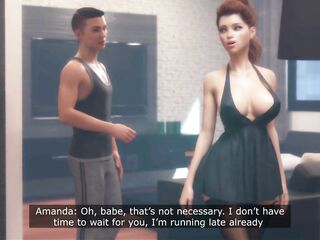 Wife confesses her love to her spouse on the phone during the time that one more dude screws her - cg animated cheated porn story HU7BG