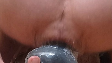 So nice fucking with stretching of the flabby sphincter !