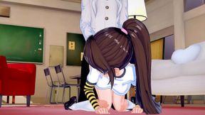 Akira Hayama & Jun Shiomi's Steamy Food Wars Experiment In 3D Hentai