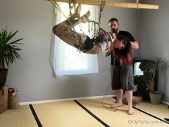 Brunette sorority teens wash brunette ass