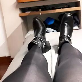 boots and tights