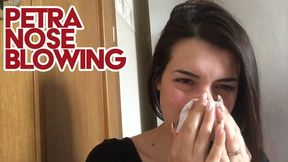 Petra blows her nose - FULL HD