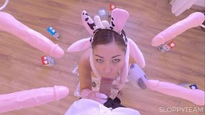 MILF Cow Girl Milking Dicks - Gangbang Dildo Squirting Bukkake Cosplay