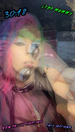 30:18~ Latex MILF Double Stuffed & Fucked by Her Machine — Fresh Pussy Piercing 🥴