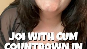 Edging JOI with Cum Countdown Sheer Robe Tease