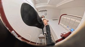 4K MARTINA shoes - POV trampling on human-shaped carpet