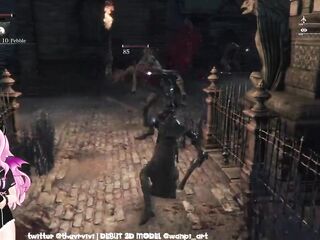 (EN VTuber) Bloodborne is Darksome Souls... right¿¿¿ OmankoVivi Twitch Gamer Beauty