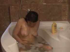 Beautiful Zuzinka in hot bathtub