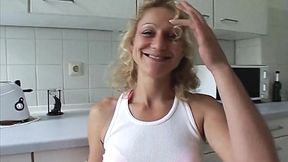 Milf amateur Anastasia doing hardcore solo sex.