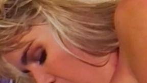 ”Three lusty lezzies enjoy rough group sex with lots of ass pumping”