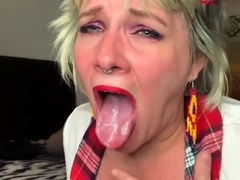 Student Gets Nasty Cum in Mouth From Professor