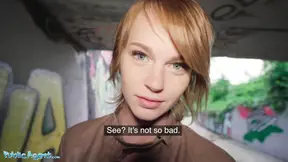 Public Porn, Redhead Ariela Donovan got fucked in a tunnel