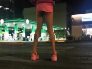 Beauty tranny on de subway