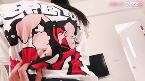 DELICATE DEEP THROAT - Sweet Asian beauty coats your dick&#x1F32D; in honey then devours every drop of your cum