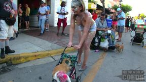 Nude Girls With Only Body Paint Out In Public On The Streets Of Fantasy Fest 2018 Key West Florida - NebraskaCoeds