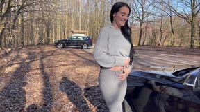 Fuck! Caught in the Middle of the Parking Lot at the Strangerfuck!