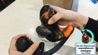 New Buttplug Order Unboxing Big Sex Vibrators Miss Raven Training Zero Fem Dom FLR Bdsm FETISH Booty Plug Silicone Puppy Play