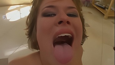 Leah Luv Claire Robbins Anal Threesome with Cum Swap