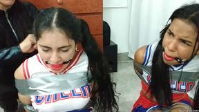 Cheerleader Rivals In Bondage