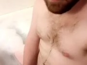Cute Cub Shows Off His Cock In The Bath - Kodi Voss