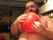 shirtless balloon blow clip
