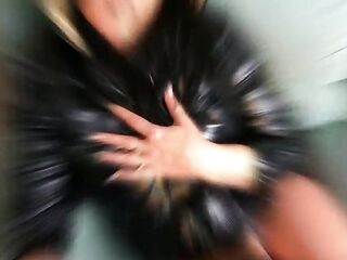 Glossy Nickelson Downjacket POV. Doggy, Deepthroat and Double Cum on My Jacket