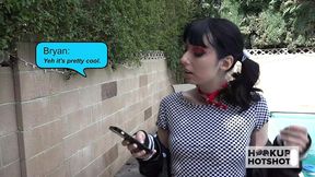 brunette daphne dare is addicted to bryan gozzling s rough fucking!