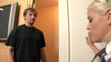 Blonde Babe Takes Hard Cock