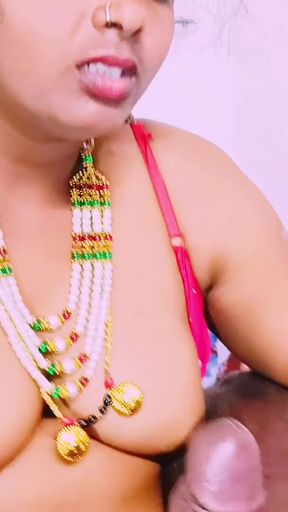 Unforgettable moment from &quot;Indian sex best blowjob Telugu dirty talks.&quot;