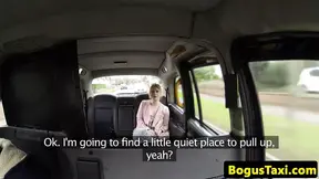 Amateur british cocksucker takes a taxi ride