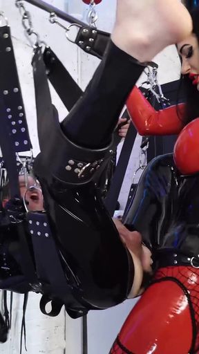 Latex Slut Pegging Ft Mistress Damazonia Patricia Maz Morbid - Femdom Strapon