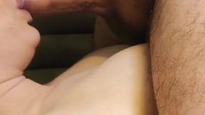 Amateur Deepthroat blowjob, My husband fucks my mouth deeply and cum on my mouth and face