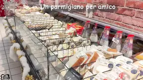 Creampied and covered in parmesan cheese