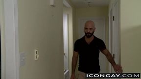 Alex the thief gets handled and anal fuck from powerful Adam