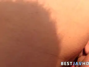 Sizzling Japanese Goddess Megumi Takes Nuts Out & Swallows Deeply for Ultimate Blowjob