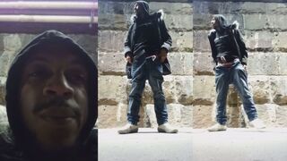 Michaeldreal gets down and dirty with a BBC while shoveling snow