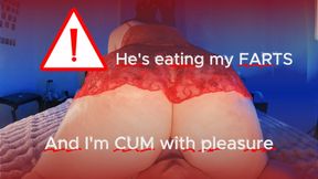 Deep Fart Eating Under Big Ass Facesitting