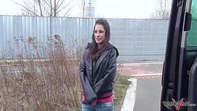 Peeing Chick On The Street Grabed To Have A Cockride 20 Min