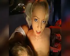 Blonde bombshell gets pounded in wild gangbang