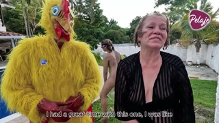 Today I fought with my boyfriend's grandmother bitch in oil to see who deserves to be with him more