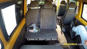 Blonde model joins a wild group fuck (Czech Bang Bus)