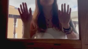 Trapped in the Glass: Piggy Nose and Funny Faces to Turn You On!!